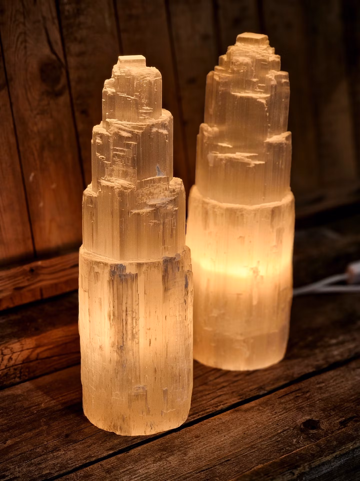 Selenittorn, lampa 30 cm