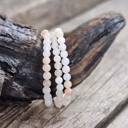 Pastell Aventurin, armband 6mm runda pärlor