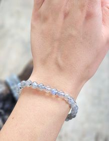 Labradorit extra, armband 6mm runda pärlor