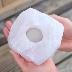 Rosenkvarts, ljuslykta #4