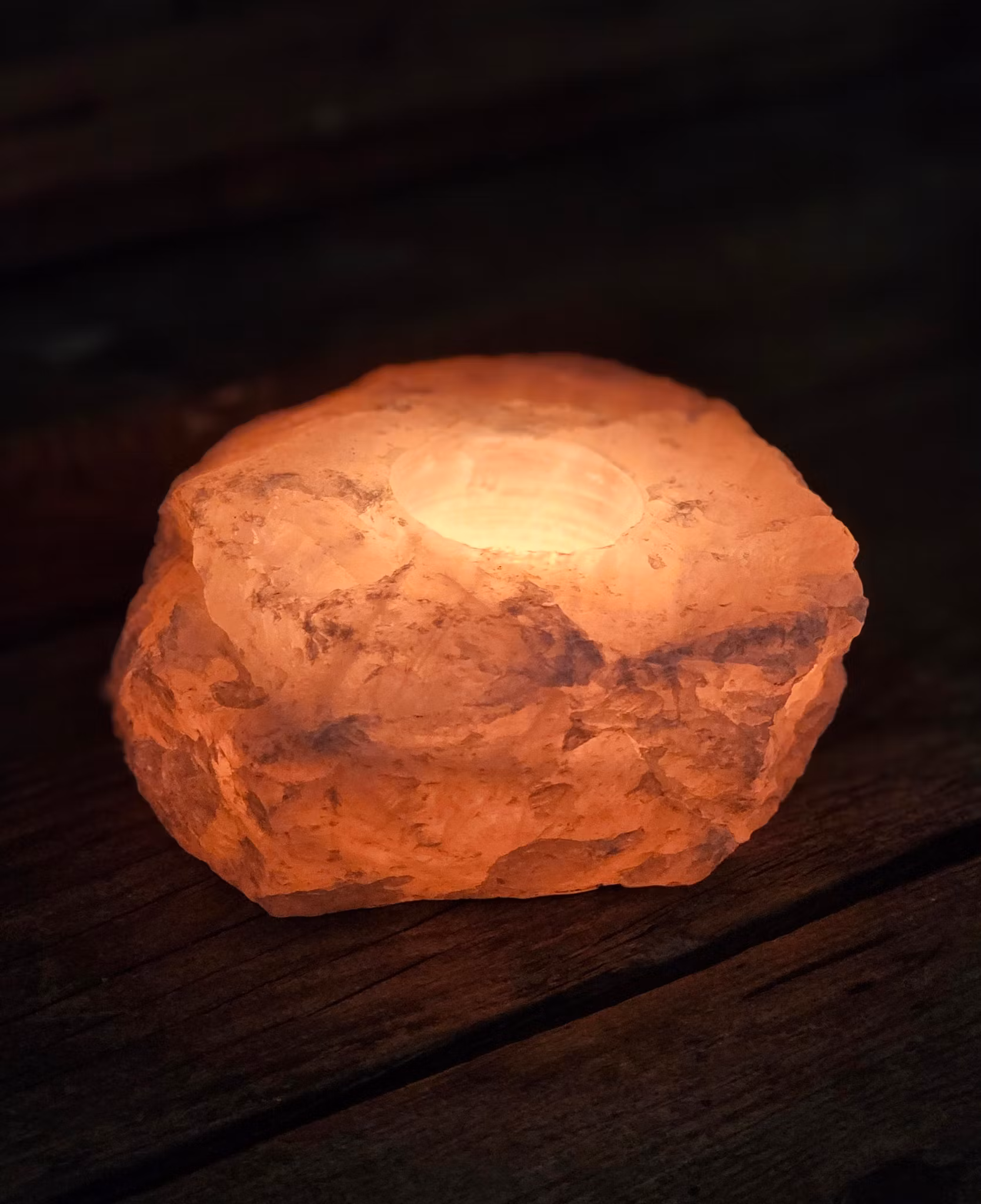 Rosenkvarts rå, ljuslykta