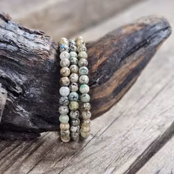 K2, armband 6mm runda pärlor