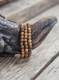 Ormskinns Jaspis, armband 6mm runda pärlor