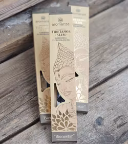 Aromanza - Tibetanos Slim, Gardenia & White Flowers, rökelsepinnar