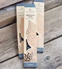 Aromanza - Tibetanos Slim, Ebony & Ivory, rökelsepinnar