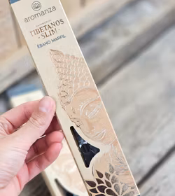 Aromanza - Tibetanos Slim, Ebony & Ivory, rökelsepinnar