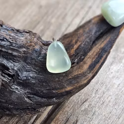 New Jade trumlad, silverpläterat hänge