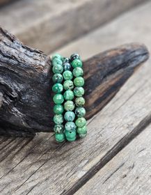 Variscit, armband 8mm runda pärlor