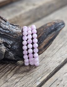 Kunzit extra, armband 8mm runda pärlor