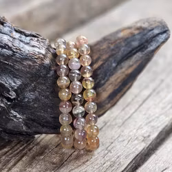 Gul Fluorit, armband 8mm runda pärlor