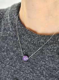 Charoit kula, halsband 925 silver
