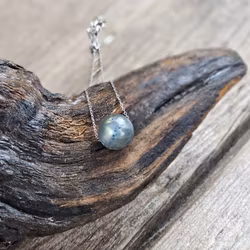 Labradorit kula, halsband 925 silver