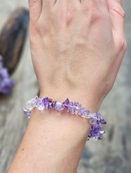 Ametrin extra, chipsarmband