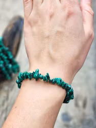 Malakit, chipsarmband