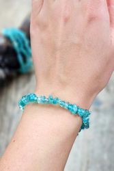 Apatit transparent (extra), chipsarmband