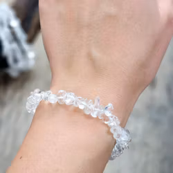 Bergkristall, chipsarmband