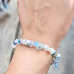 Morganit (Beryll mix), chipsarmband