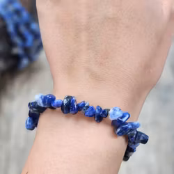 Sodalit, chipsarmband