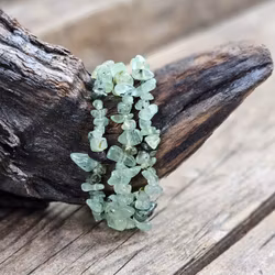 Prehnit, chipsarmband