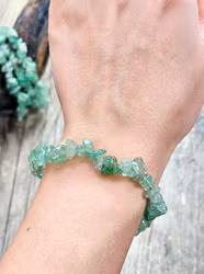 Fuchsitkvarts, chipsarmband