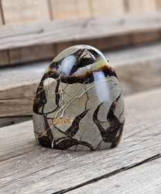 Septarian (Draksten), polerad kristall stående friform #20