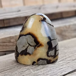 Septarian (Draksten), polerad kristall stående friform #21