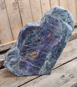 Lila Labradorit (Sunset Labradorit) halvpolerad XXL #3