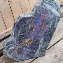 Lila Labradorit (Sunset Labradorit) halvpolerad XXL #3