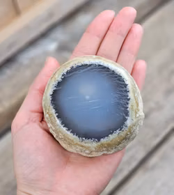 Enhydro Agat/Agatgeod med inkapslat vatten #7