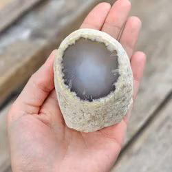 Enhydro Agat/Agatgeod med inkapslat vatten #8