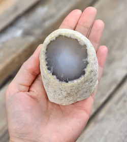 Enhydro Agat/Agatgeod med inkapslat vatten #8