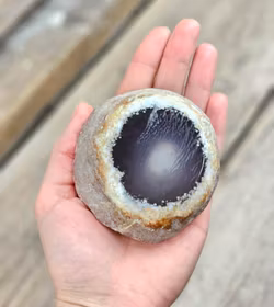 Enhydro Agat/Agatgeod med inkapslat vatten #9