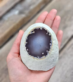 Enhydro Agat/Agatgeod med inkapslat vatten #10