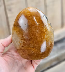 Golden Healer, polerad kristall stående friform #4