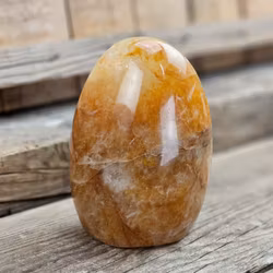 Golden Healer, polerad kristall stående friform #5