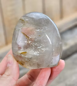 Rökkvarts, polerad kristall stående friform #5