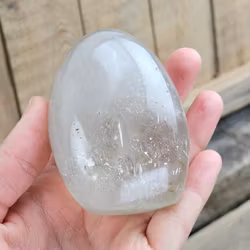 Rökkvarts, polerad kristall stående friform #9