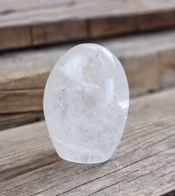 Bergkristall, polerad kristall stående friform #5