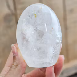 Bergkristall, polerad kristall stående friform #5