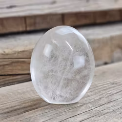 Bergkristall, polerad kristall stående friform #8