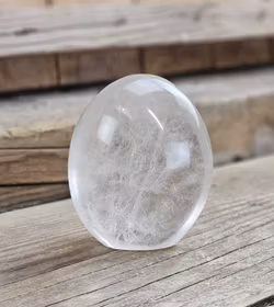 Bergkristall, polerad kristall stående friform #8