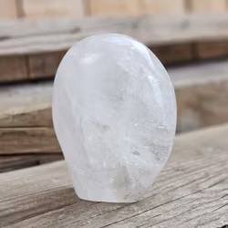 Bergkristall, polerad kristall stående friform #10