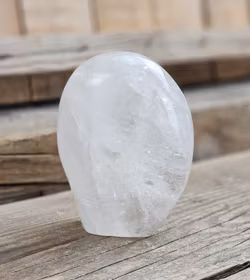 Bergkristall, polerad kristall stående friform #10