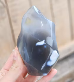 Orca Agat, polerad flamma #4