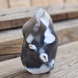 Orca Agat, polerad flamma #4