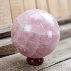 Rosenkvarts, klot XL #14