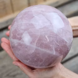 Rosenkvarts, klot XL #14