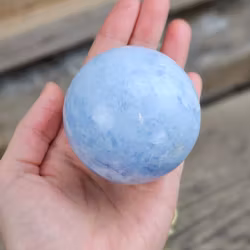 Blå Kalcit, klot #5