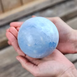 Blå Kalcit, klot #12