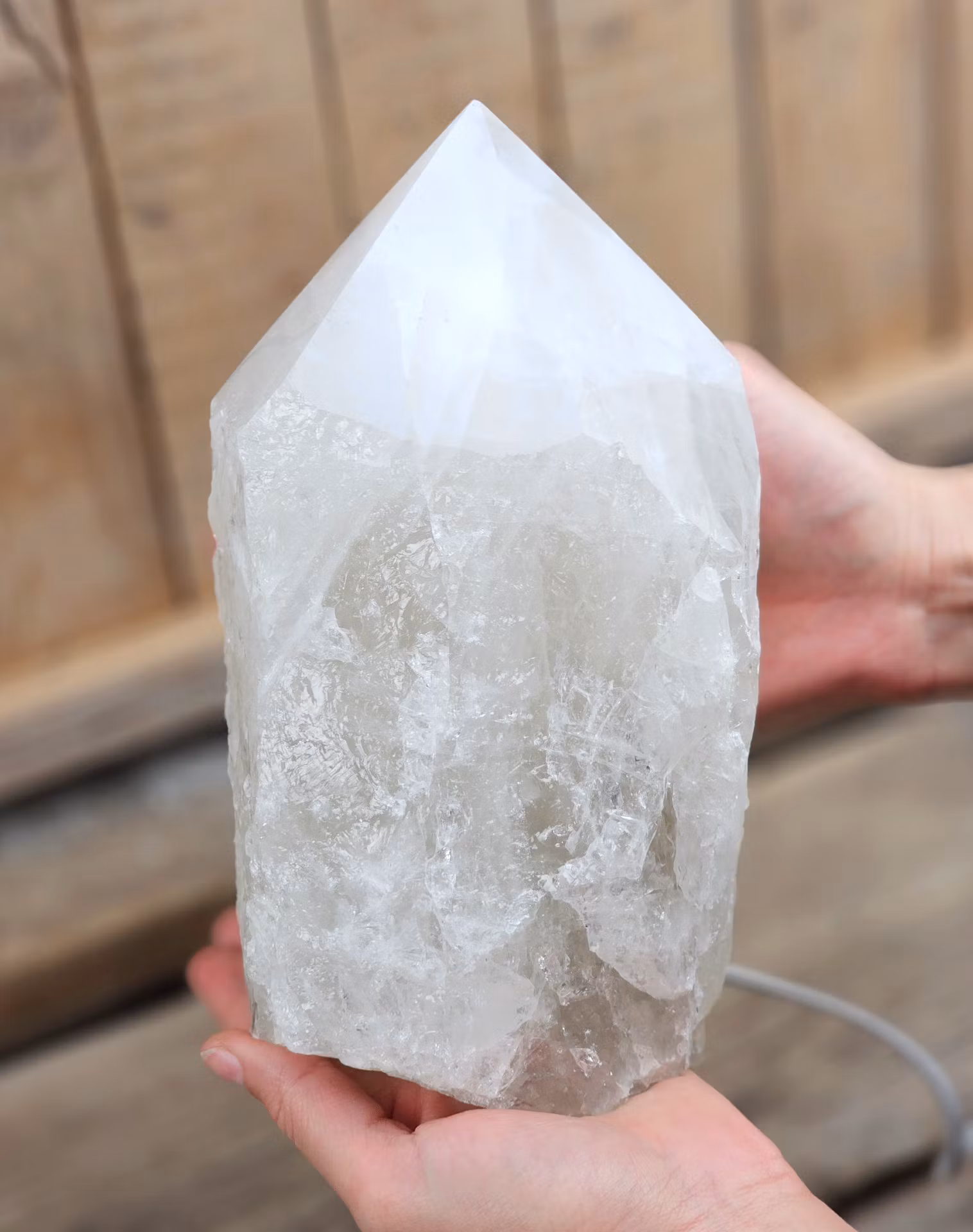 Bergkristall spets XL, lampa